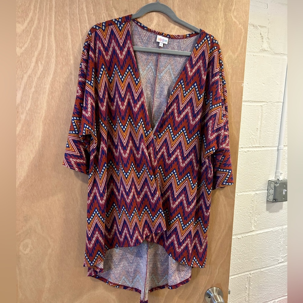Lularoe Aztec print Lindsay Kimono
